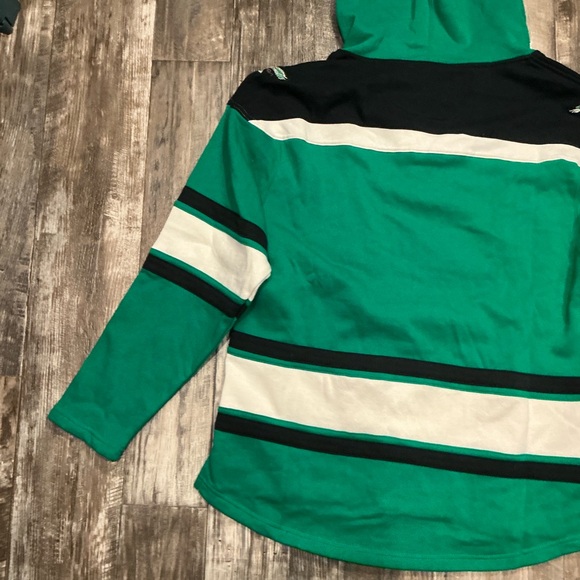 47 Brand Green and Black Hooded Sweatshirt Size Medium - Picture 10 of 16